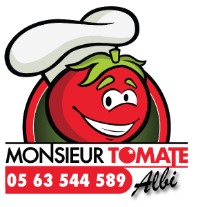 MONSIEUR TOMATE | Albi PIZZA Logo